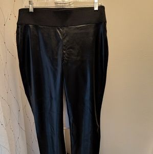 Limited faux leather pants